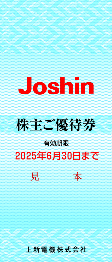 Joshin ジョーシン 上新電機 株主優待 36000円分 22/6/30 | www