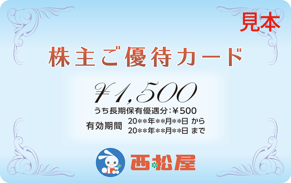 西松屋チェーン株主優待カード(5000円)送料無料!
